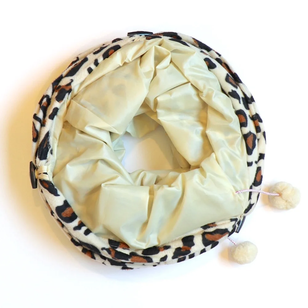 Leopard print cat tube 12